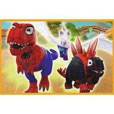 Spidey a dinosauři 2x24ks puzzle - Trefl obrázek 2