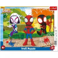 Spidey a jeho úžasní přátelé 25dílné puzzle s rámem - Trefl
