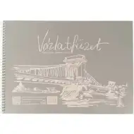 Spirálový skicák Lady Fame bez linie B/5 32 listů