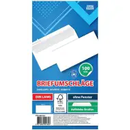 Spirit: Bílá obálka LA/4 11x23cm balení po 100 ks