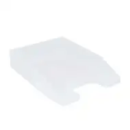 Spirit: Bílý průhledný zásobník na dokumenty A4