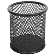 Spirit: Černý kovový držák na tužky 9x10cm