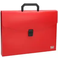 Spirit: Červená, sponková složka A4 s rukojetí