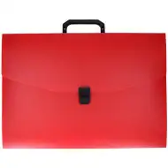 Spirit: Červený pořadač na dokumenty A3 s páskem a rukojetí