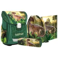 Spirit: Cool Raptor ergonomický školní batoh, batoh 4dílná sada