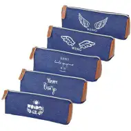 Spirit: Cruises modrý válcový penál s 5 různými vzory 19x7cm