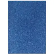 Spirit: Dekorační třpytivá pěnová guma v královské modré barvě A/4 1ks