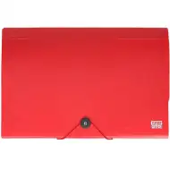 Spirit: Desky na dokumenty A4, 12 přihrádek, červená