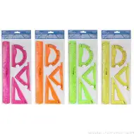 Spirit: Flexibilní sada 4 pravítek v různých barvách