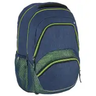 Spirit: Freedom modrá a neonová zaoblená školní taška, batoh 46x33x22cm