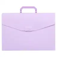 Spirit: Klasická fialová složka na dokumenty s držadlem A4