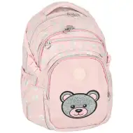 Spirit: Masha medvěd růžový zaoblený školní batoh, batoh 46x31x21cm