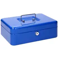 Spirit: Modrá pokladna s 2 klíči CB190 300x240x88mm