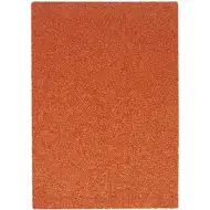 Spirit: Oranžová dekorační pěnová guma s třpytkami ve formátu A4 1ks