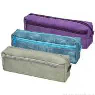 Spirit: Pouzdro na tužky s válcovým tvarem a dvěma kapsami v několika variantách 20,5x6,5cm