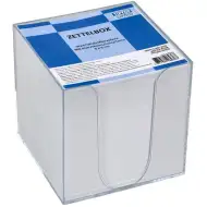 Spirit: Poznámkový blok v průhledném boxu 900 listů 9x9x9 cm