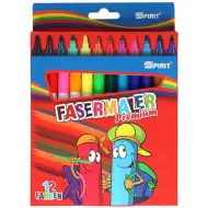 Spirit: Prémiové barevné fixy v sadě 12 kusů