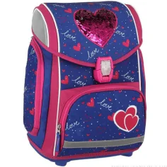 Spirit: Sada 5 školních tašek Heart love s doplňky a LED světlem obrázek 2