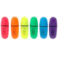 Spirit: Sada mini neonových zvýrazňovačů 6 ks