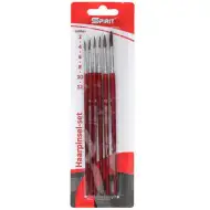 Spirit: Sada štětců s koníčkovým motivem s malovanou dřevěnou rukojetí, 6 kusů