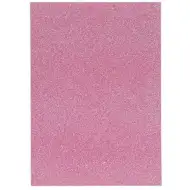 Spirit: Samolepící třpytivá dekorační pěnová guma v růžové barvě A4 1ks