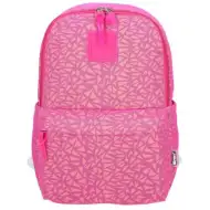 Spirit: Síťový peříčkově lehký růžový školní batoh, batoh 43x28x13cm