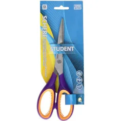 Spirit: Soft Grip student školní a kancelářská nůžky s 21cm nerezovou čepelí v různých barvách 1ks obrázek 2