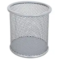 Spirit: Stříbrný kovový držák na tužky 9x10cm