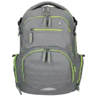 Spirit: Stinger stříbrně šedý prémiový ergonomický školní batoh