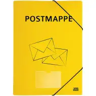 Spirit: Žlutý PVC obal na dokumenty A4 s gumičkou