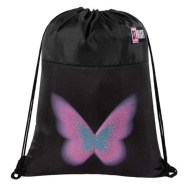 St.Right Pastel Butterfly pytlík na tělocvik, sportovní vak 34×43 cm