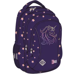 St.Right Unicorn Glow školní taška, batoh BP26 39x27x17 cm