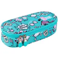 St.Right pastelový oválný penál s motivem lamy