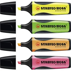 Stabilo: BOSS Executive textový zvýrazňovač v různých barvách, sada 4 kusů obrázek 2