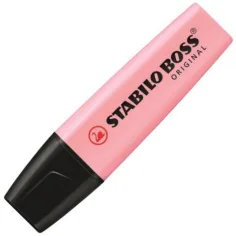 Stabilo: BOSS Original Pastel textový zvýrazňovač v růžové barvě 2-5mm