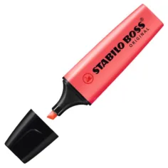 Stabilo: BOSS Original textový zvýrazňovač v červené barvě 2-5mm obrázek 2