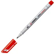 Stabilo: OHPen "M" 1,0mm červený alkoholový fix.