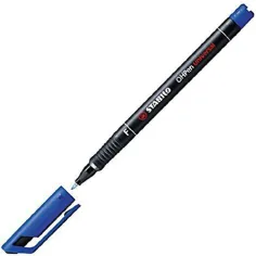 Stabilo OHPen universal F alkoholický fix ve modré barvě 0,7mm obrázek 2