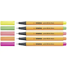 Stabilo: Point 88 Mini neon sada 5 linerů obrázek 2