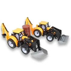 Stavební náklaďák: Bagrový nakladač traktor pracovní stroj ve dvou variantách 39cm obrázek 2