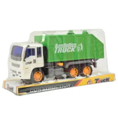 Construction Truck: Popelářské auto se setrvačníkovým pohonem 19 cm obrázek 6