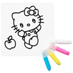 Sticker Art: Sada samolepek k vybarvení Hello Kitty, různé druhy, 1 ks – Comansi obrázek 3