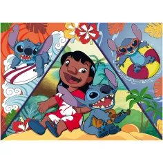 Stitch 2 v 1 150dílné maxi puzzle a omalovánka 70x50 cm – Lisciani obrázek 3