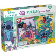 Stitch 2 v 1, puzzle s 250 dílky a omalovánky 50x35 cm - Lisciani