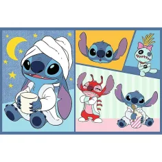 Stitch a jeho přátelé 2x70dílné puzzle - Trefl obrázek 2