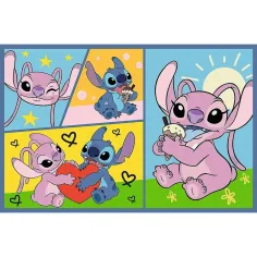Stitch a jeho přátelé 2x70dílné puzzle - Trefl obrázek 3