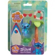 Stitch hračka se surfovacím prknem a palmou