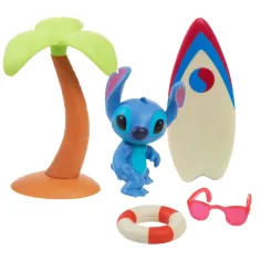 Stitch hračka se surfovacím prknem a palmou obrázek 2
