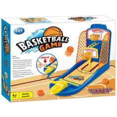Stolní basketbalová sada pro jednoho hráče s vystřelovačem. obrázek 5