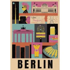 Styl ve městě Berlín 1000dílné puzzle - Clementoni obrázek 2